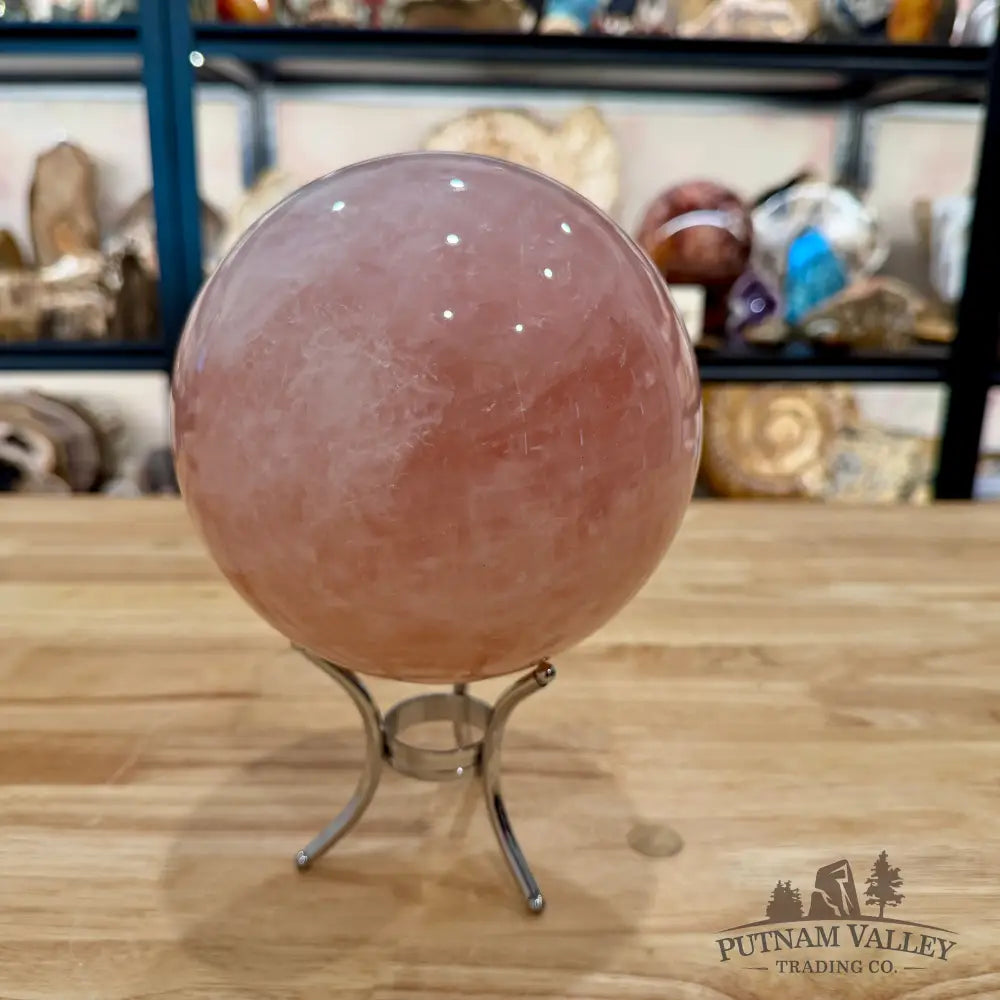 Brazilian Rose Quartz Sphere 6.05’’ - Sphere