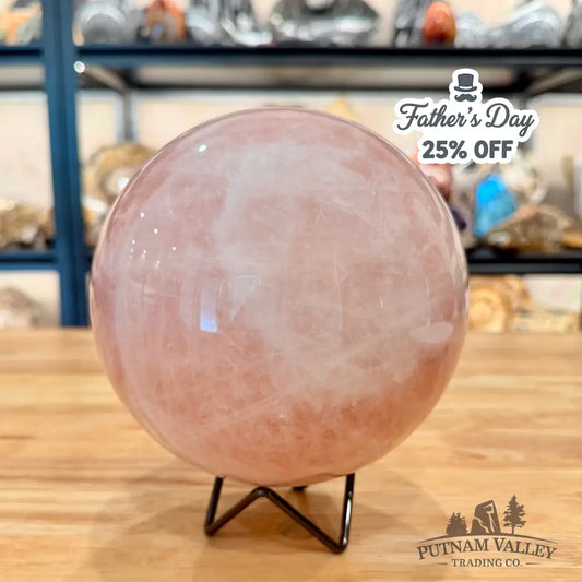 Brazilian Rose Quartz Sphere 6.19’’ - Sphere