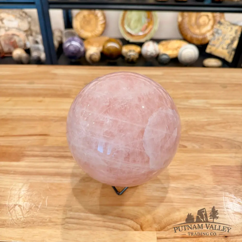 Brazilian Rose Quartz Sphere 6.19’’ - Sphere