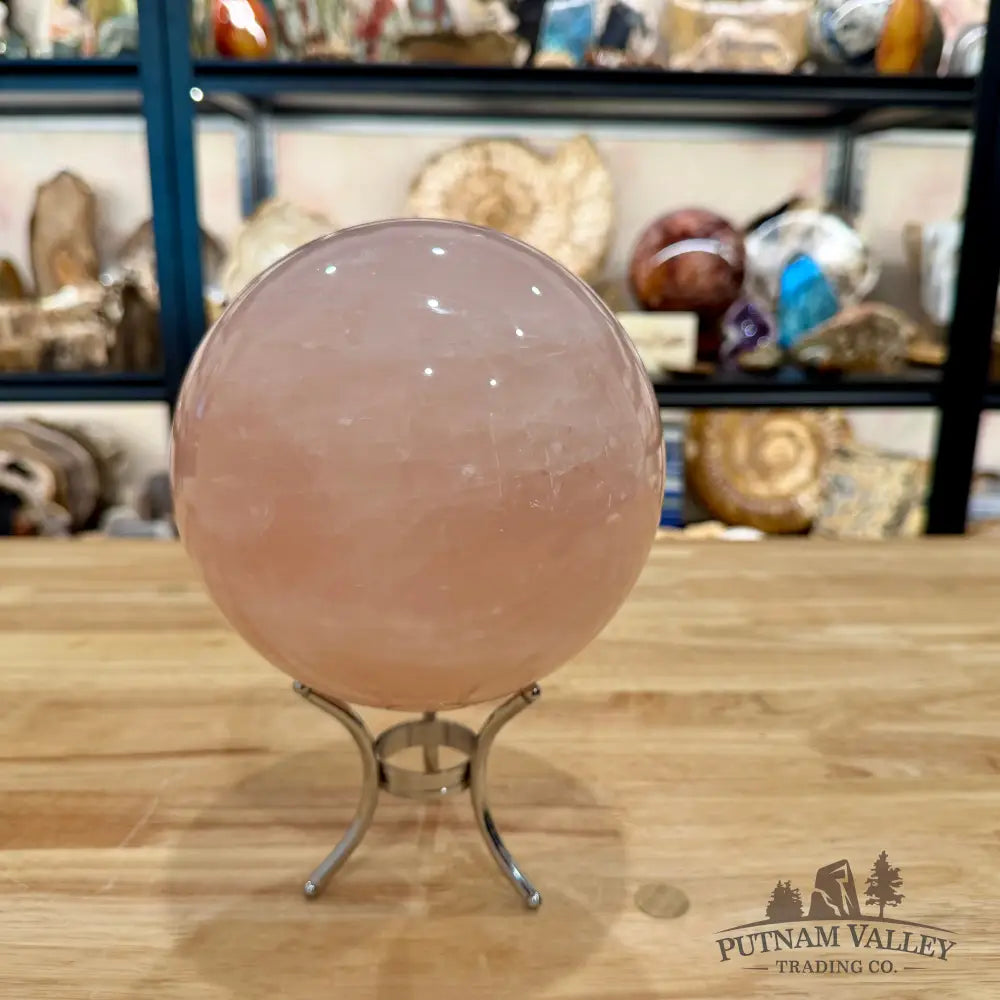 Brazilian Rose Quartz Sphere 6.31’’ - Sphere