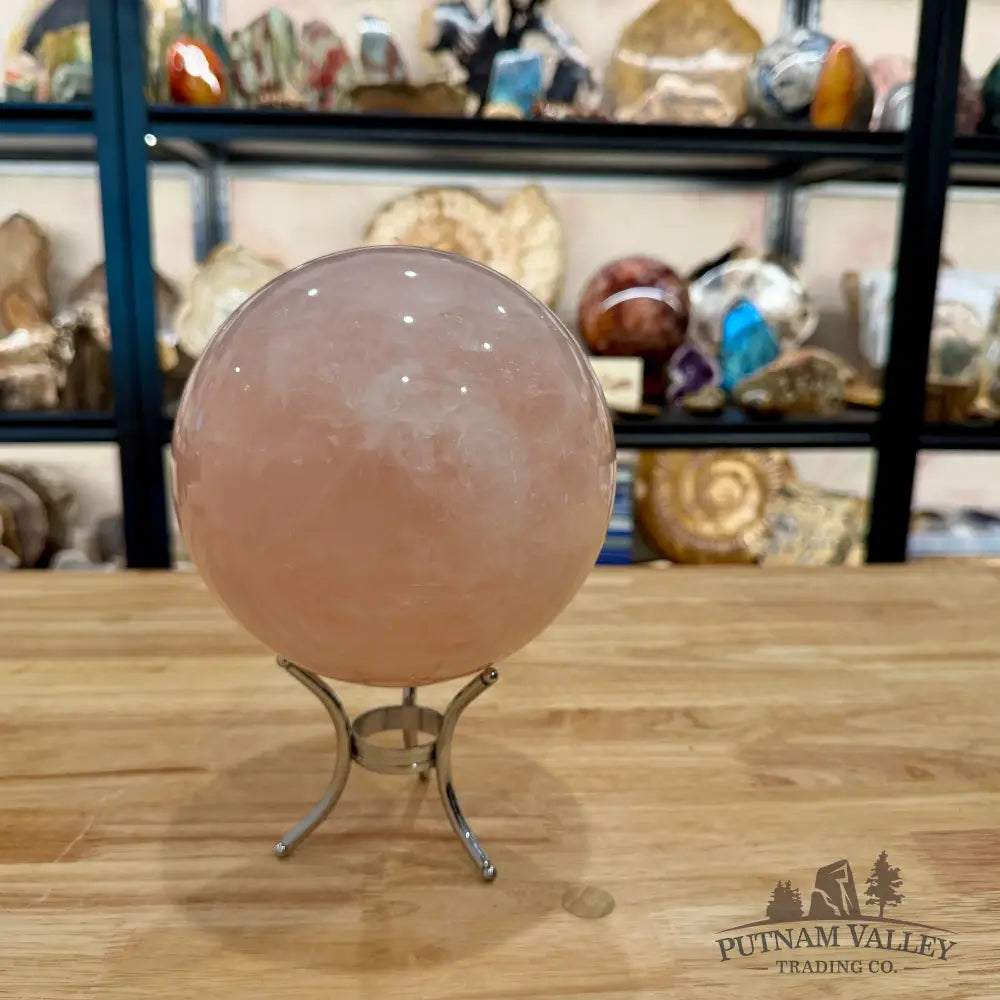 Brazilian Rose Quartz Sphere 6.31’’ - Sphere