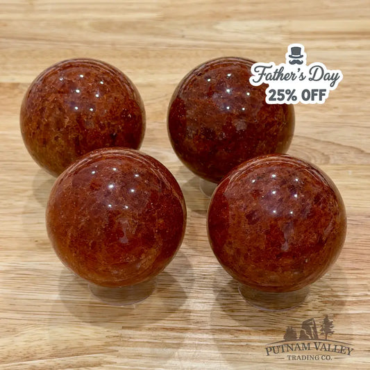 Brazilian Strawberry Quartz Spheres Tumbled Stone
