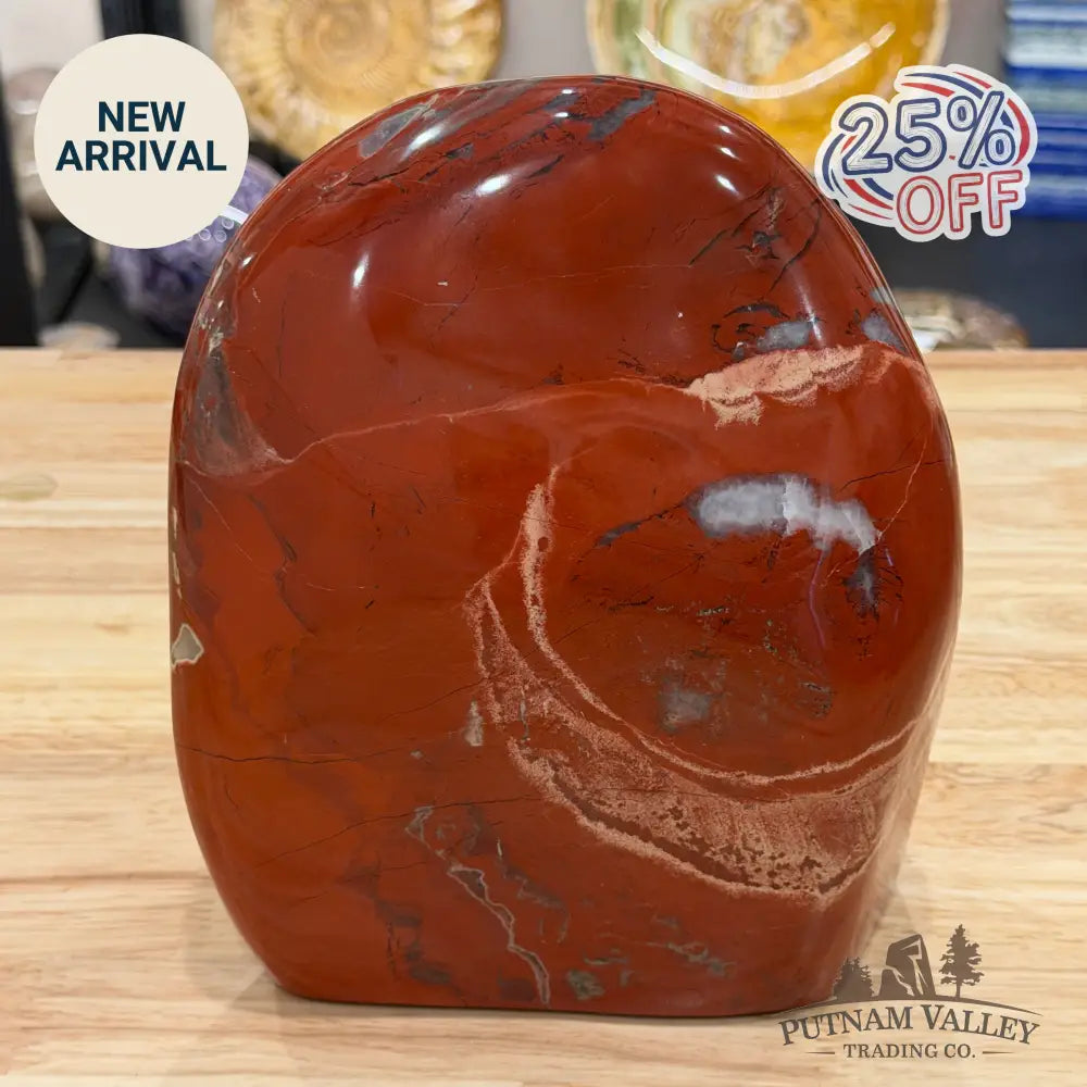Brecciated Red Jasper Table Accent 10’’ - Sculpture