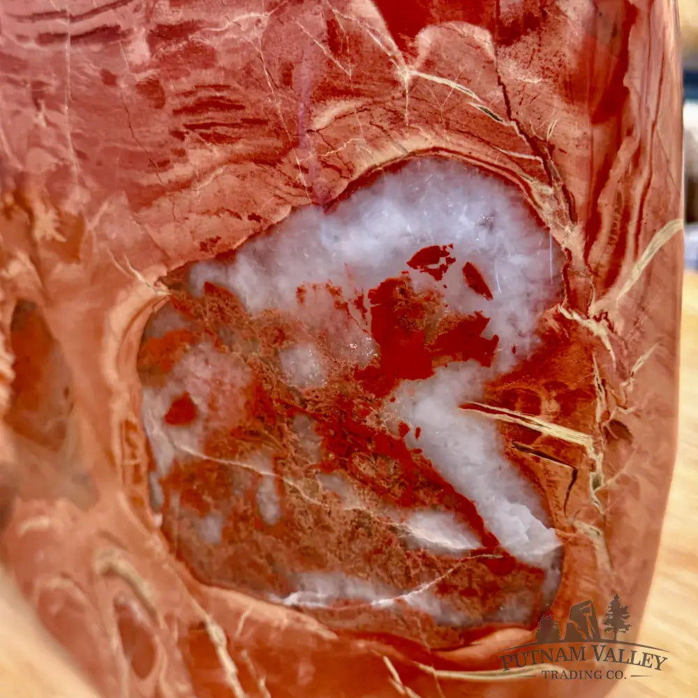 Brecciated Red Jasper Freeform Table Accent 12’’ | 32.56lb - Sculpture