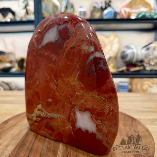 Brecciated Red Jasper Freeform Table Accent 7.95’’ - Sculpture