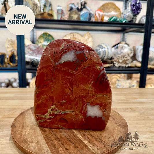 Brecciated Red Jasper Freeform Table Accent 7.95’’ - Sculpture