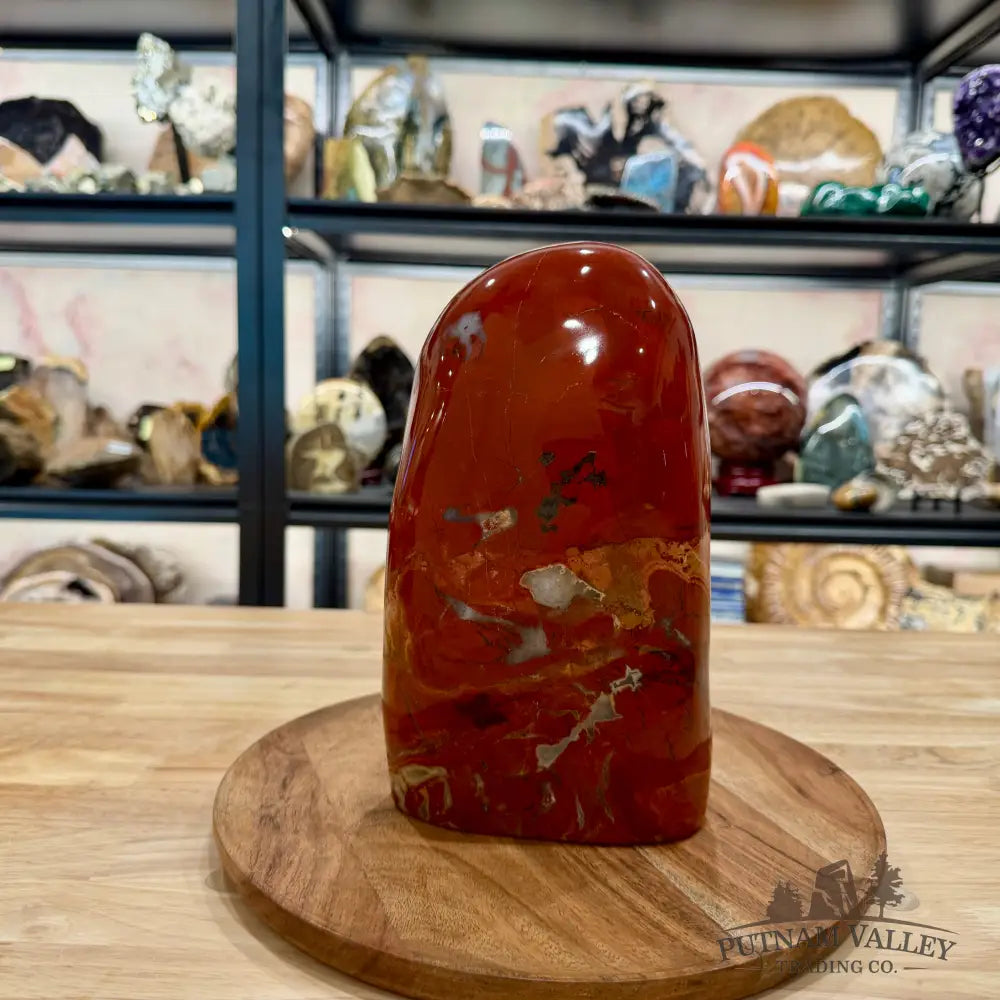 Brecciated Red Jasper Freeform Table Accent 9.5’’ - Sculpture