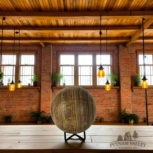 Brown Aragonite Sphere Sphere
