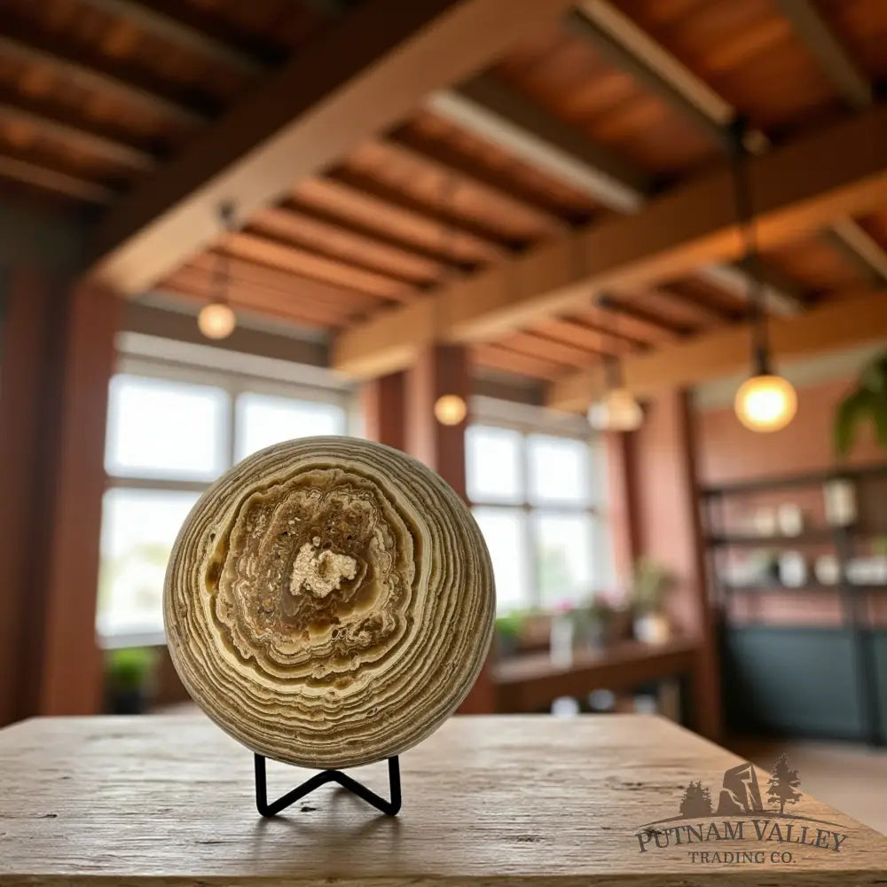 Brown Aragonite Sphere Sphere
