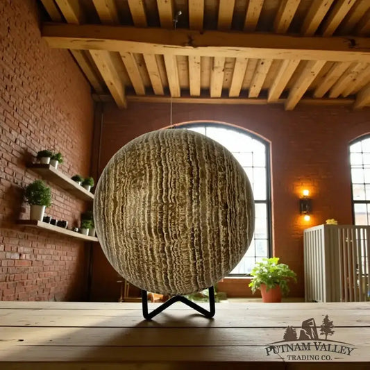 Brown Aragonite Sphere 4.7" - Putnam Valley Trading Co.