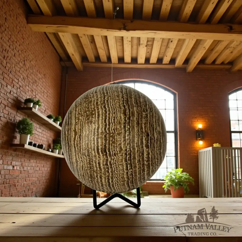 Brown Aragonite Sphere Sphere