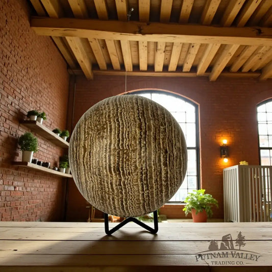 Brown Aragonite Sphere Sphere