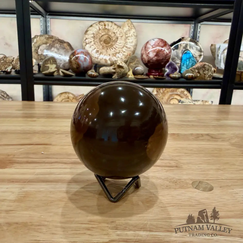 Brown Polychrome Jasper Sphere 3.21’’ Sphere