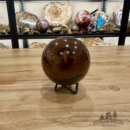 Brown Polychrome Jasper Sphere 3.21’’ Sphere
