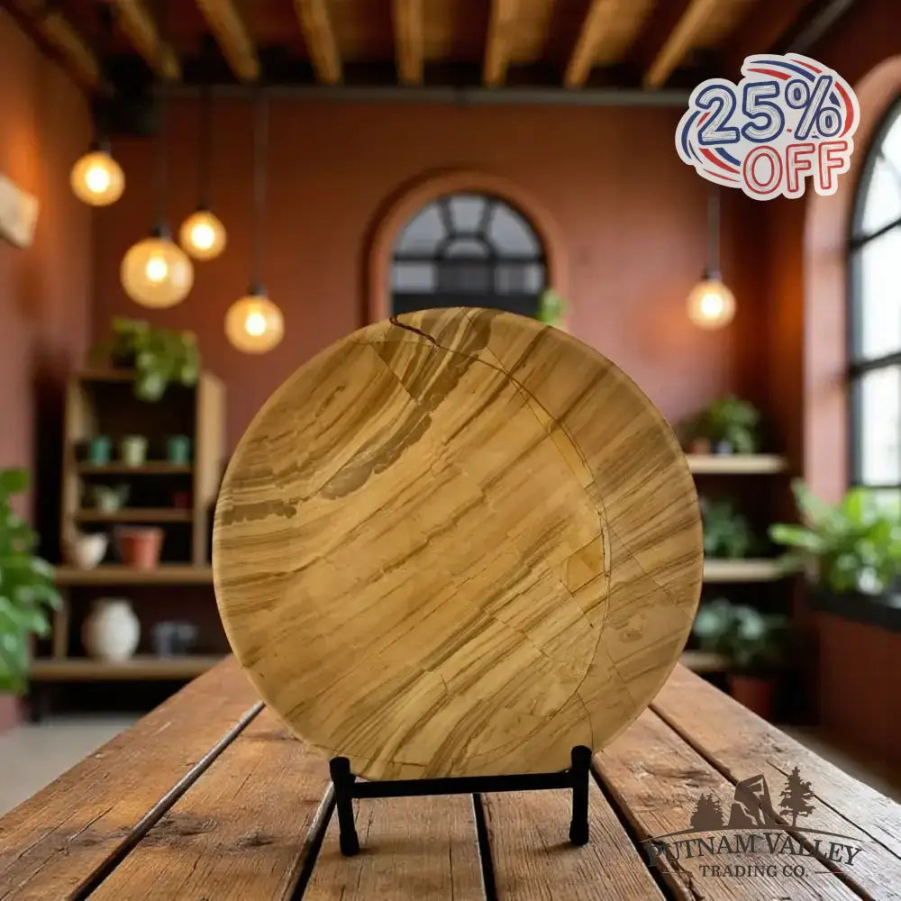 Burma Teak Marble Bowl 12" - Putnam Valley Trading Co.
