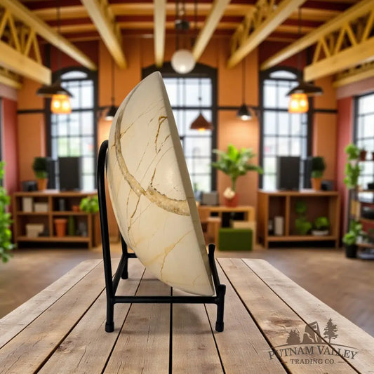 Burma Teak Marble Bowl 12’’ Bowl