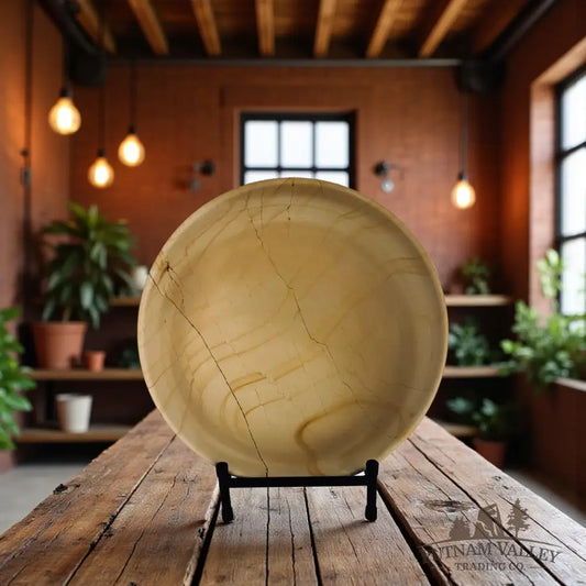 Burma Teak Marble Bowl 12’’ Bowl