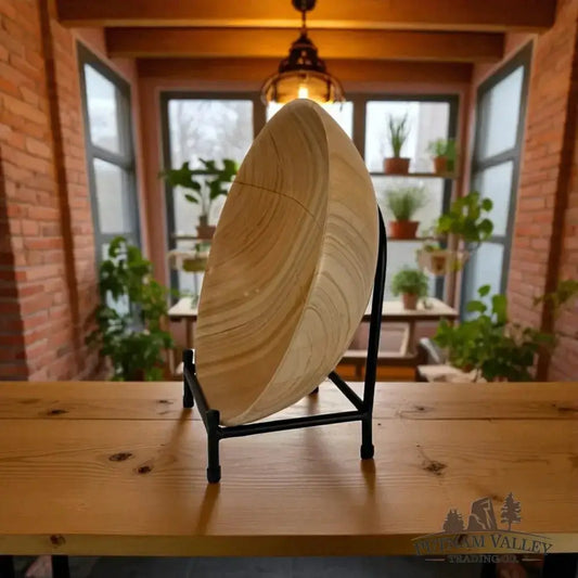 Burma Teak Marble Bowl 12" - Putnam Valley Trading Co.