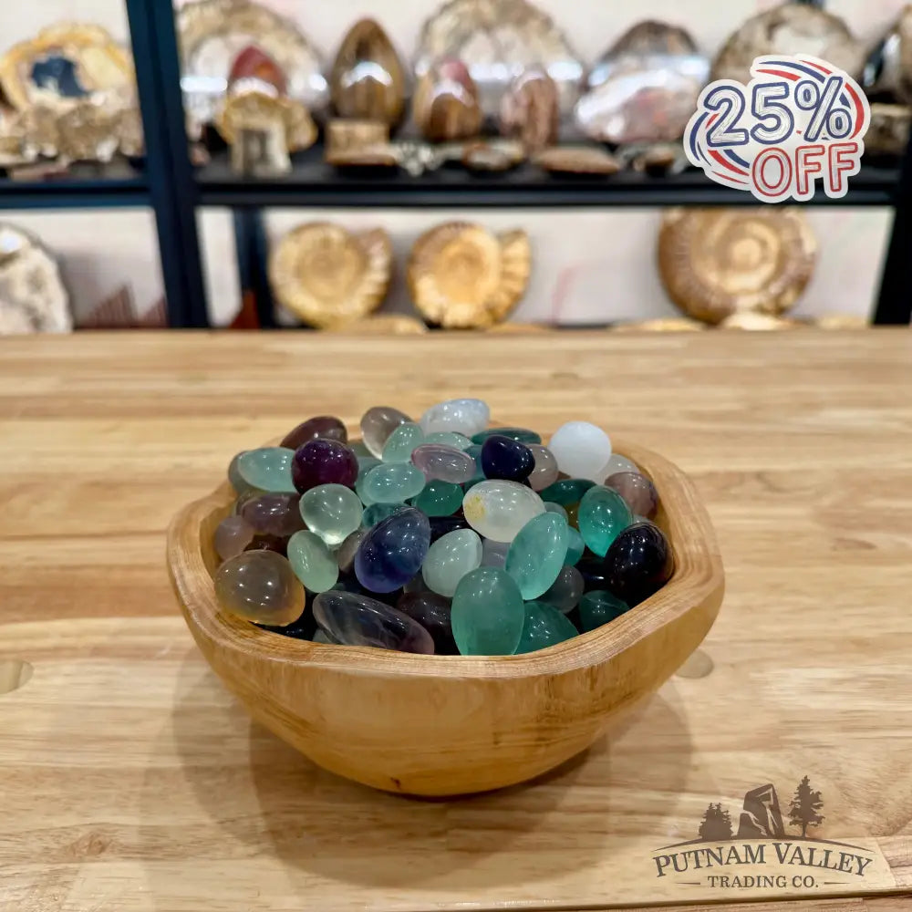 Tumbled Candy Fluorite (½ lb) Tumbled Stone