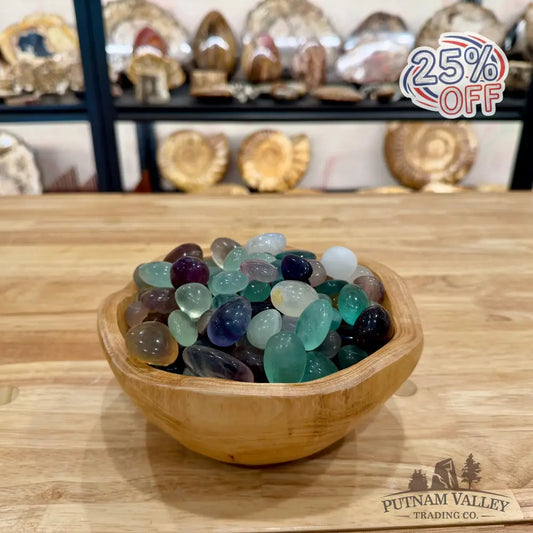 Tumbled Candy Fluorite (½ lb) Tumbled Stone