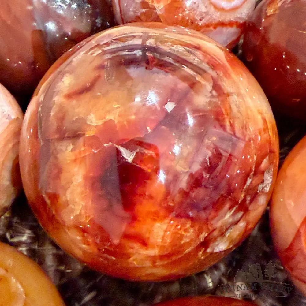 Carnelian Spheres | In Select Sizes - Sphere