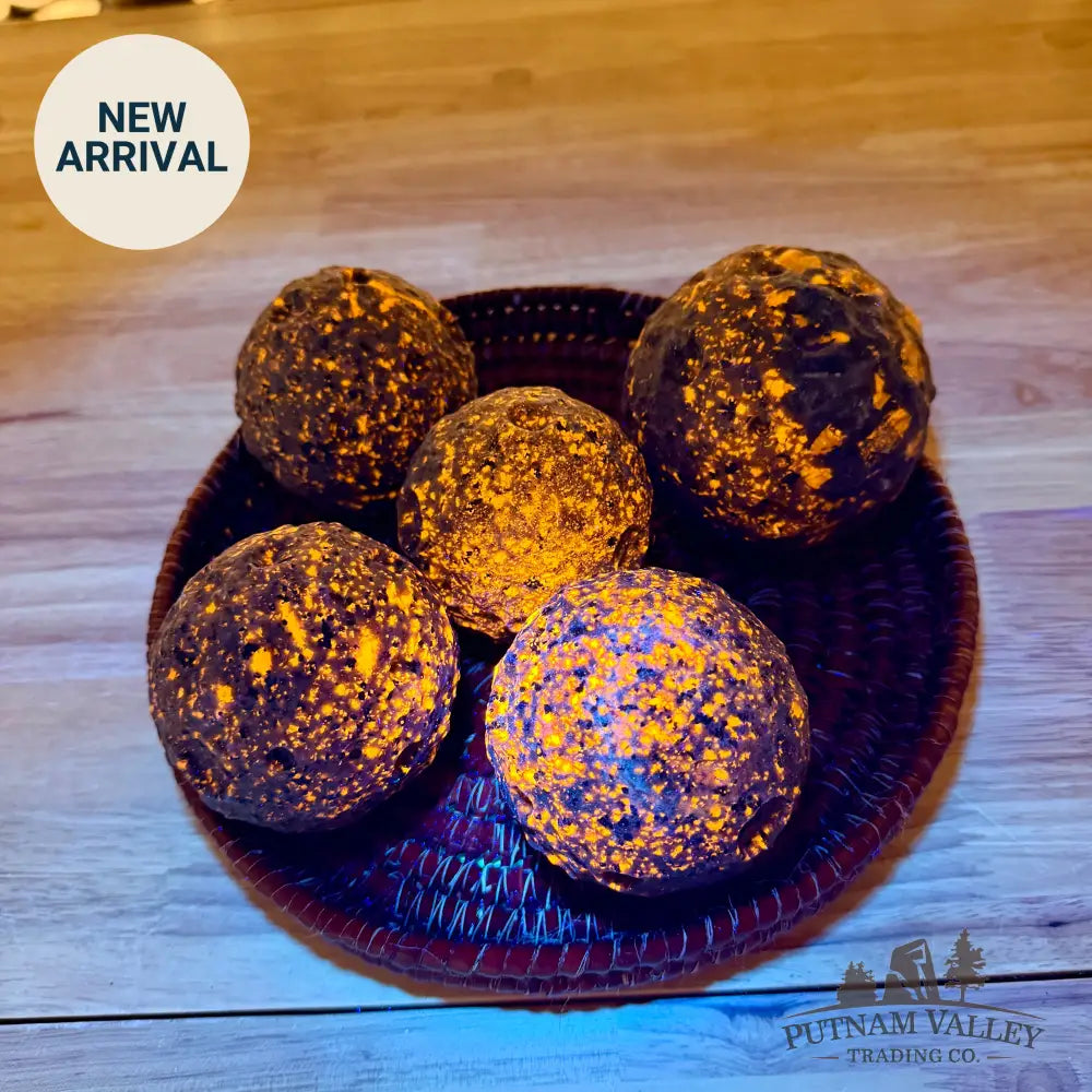 Carved Yooperlite Moons | In Select Sizes - 2.8’’ - 2.9’’ - Sculpture