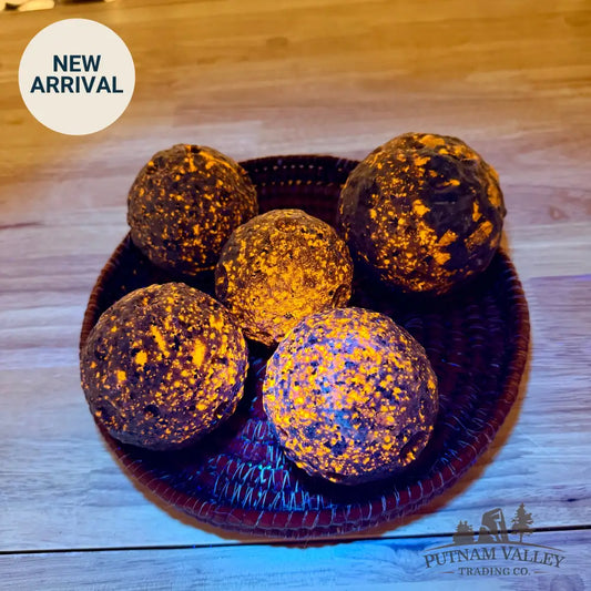 Carved Yooperlite Moons | In Select Sizes - 2.8’’ - 2.9’’ - Sculpture