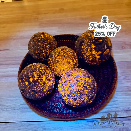 Carved Yooperlite Moons | In Select Sizes - 2.8’’ - 2.9’’ - Sculpture