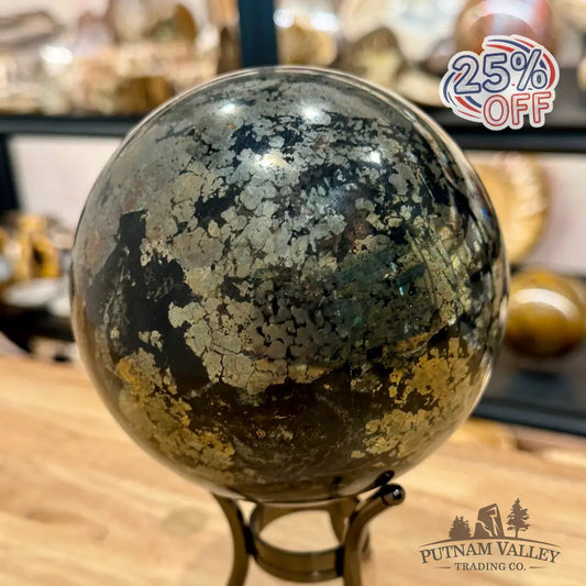 Chalcopyrite Sphere 4.85’’ - Sphere