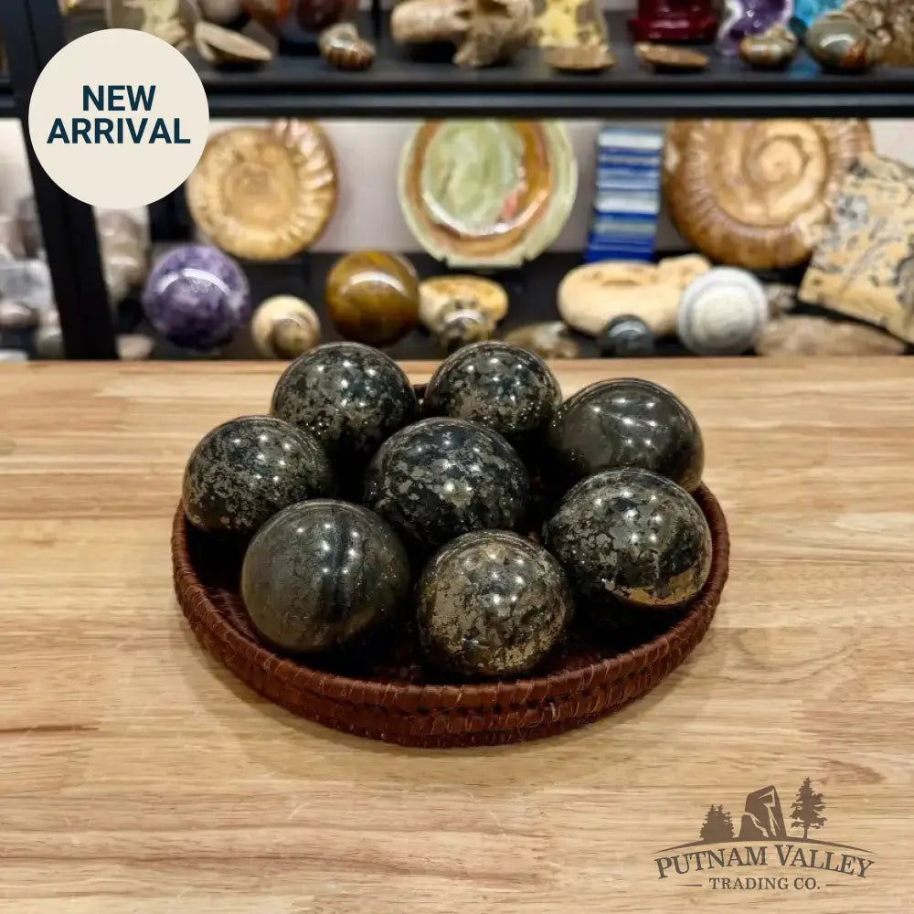 Chalcopyrite Spheres | In Select Sizes - Sphere
