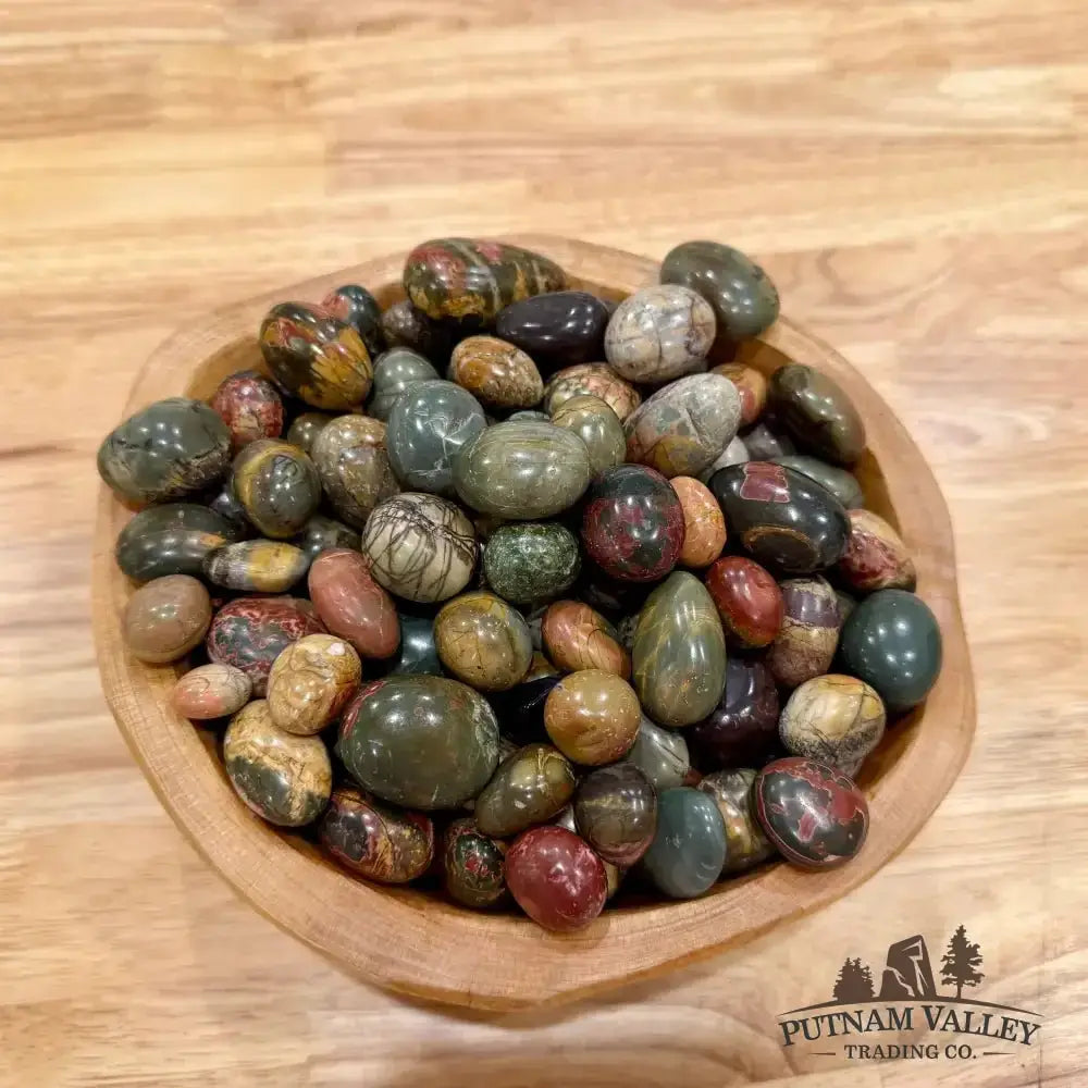 Tumbled Cherry Creek Jasper (1/2lb) - Putnam Valley Trading Co.
