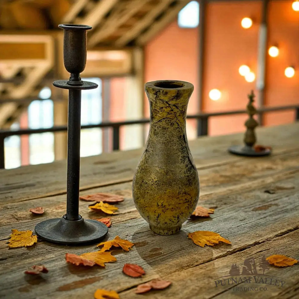 Chinese Painting Stone Gourd Vase Vase