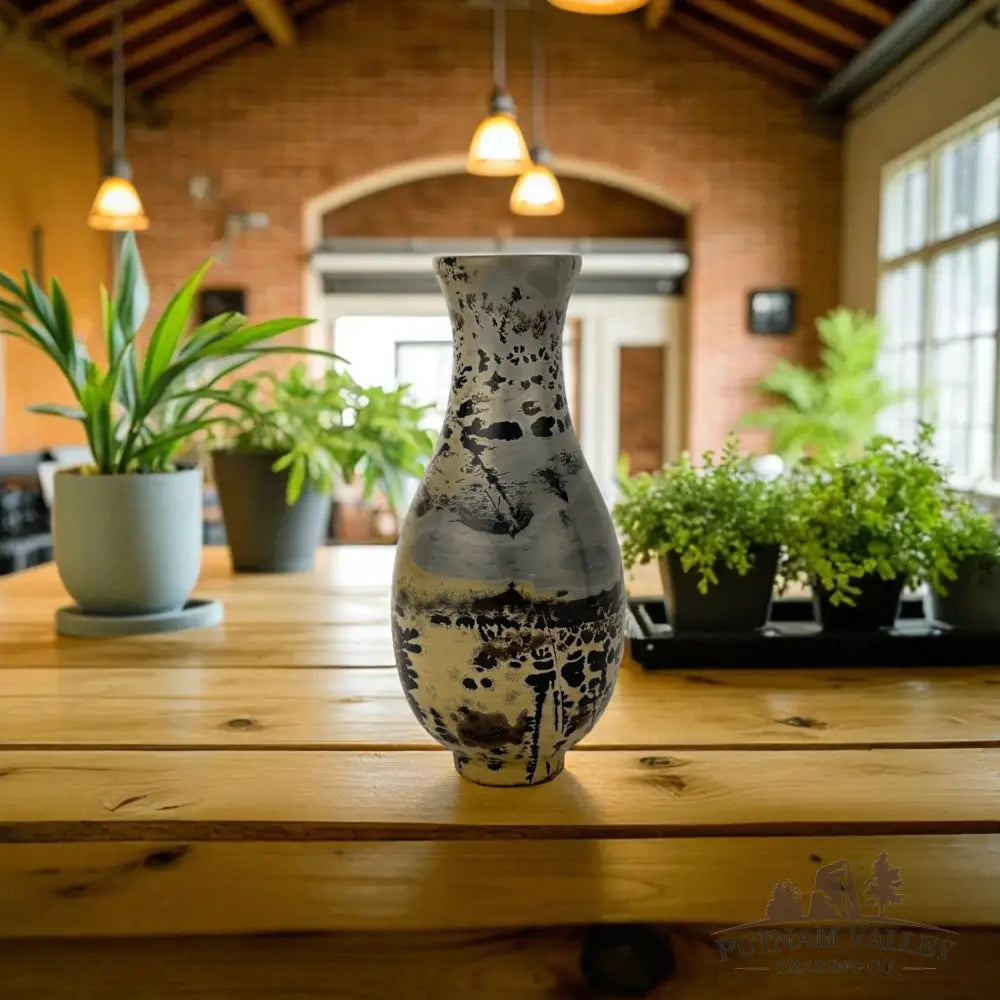 Chinese Painting Stone Gourd Vase Vase
