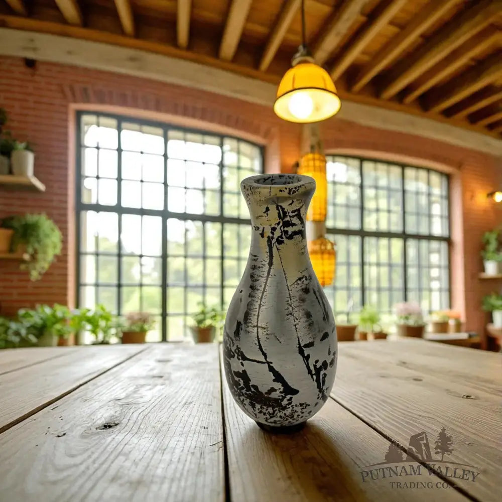 Chinese Painting Stone Gourd Vase Vase