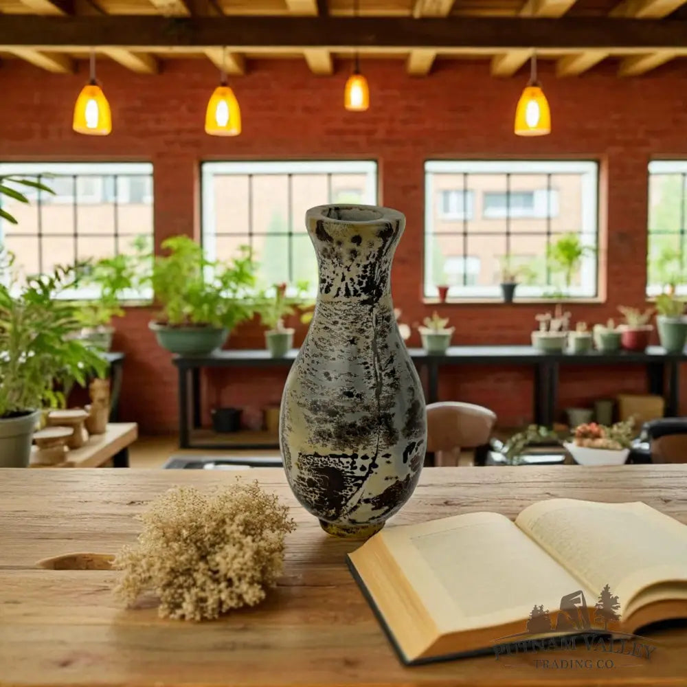 Chinese Painting Stone Gourd Vase Vase