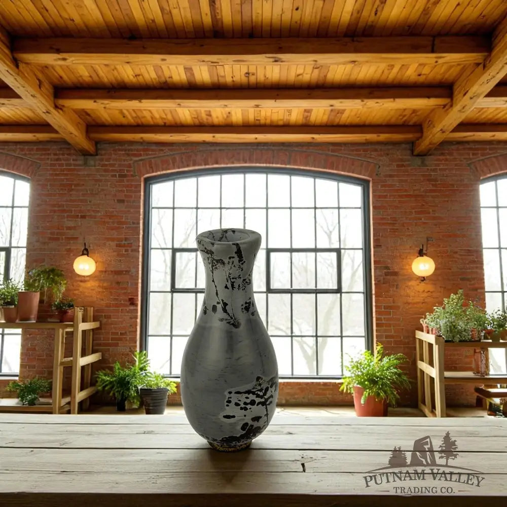 Chinese Painting Stone Gourd Vase Vase