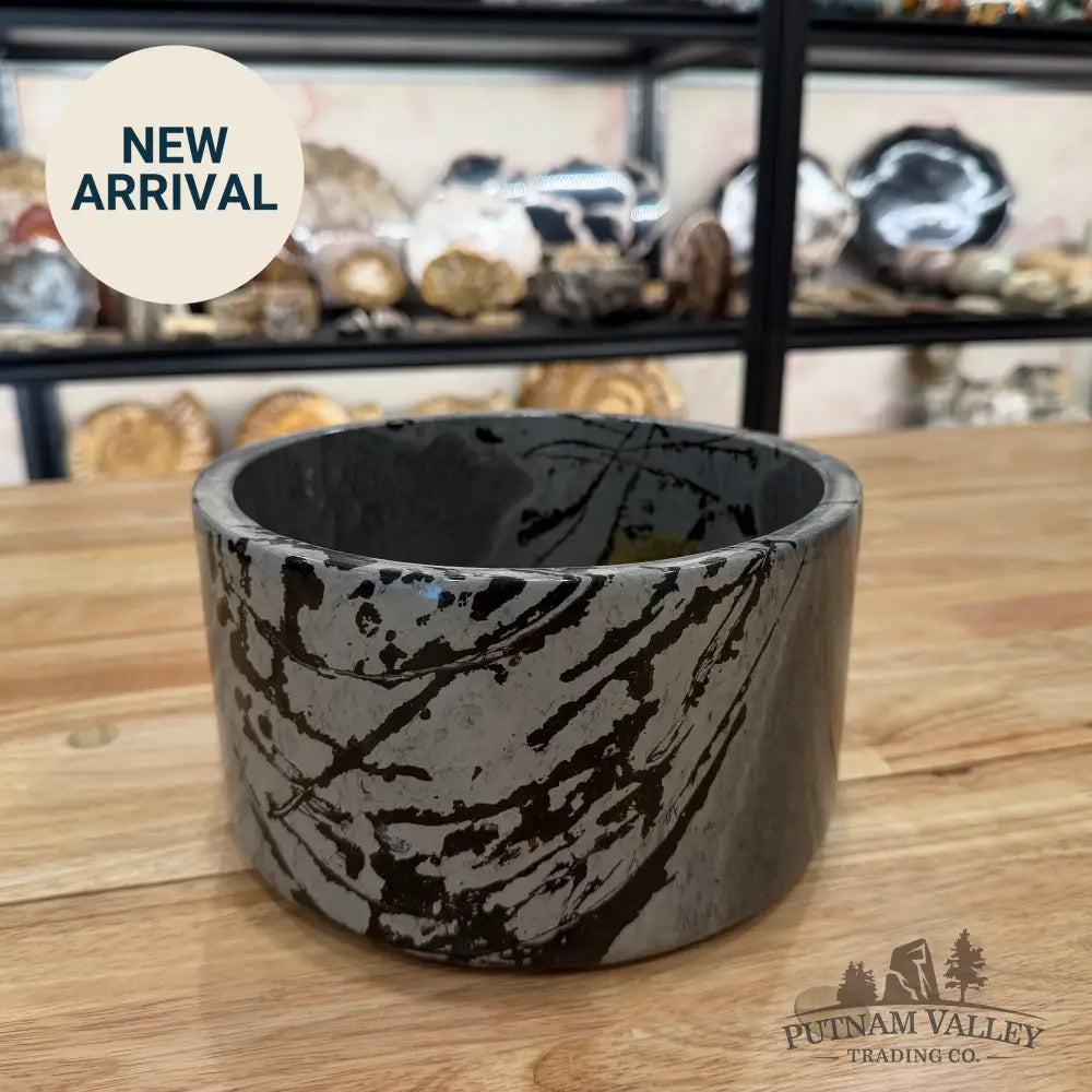 Chinese Painting Stone Large Bowl Bowl