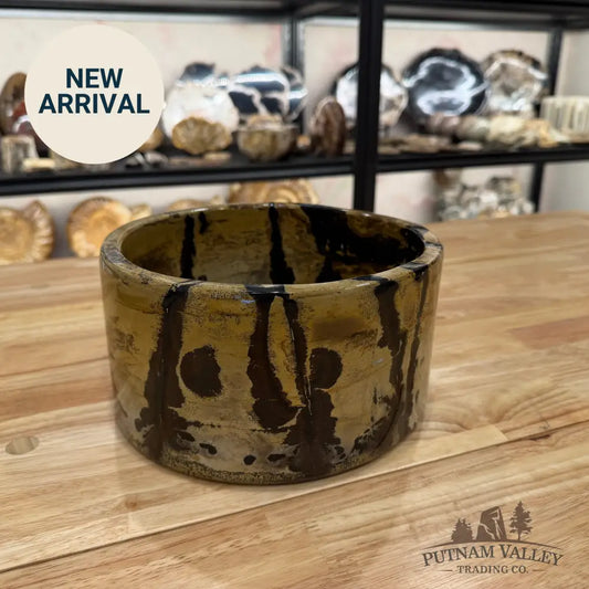 Chinese Painting Stone Large Bowl Bowl