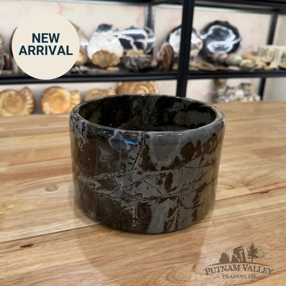 Chinese Painting Stone Large Bowl Bowl