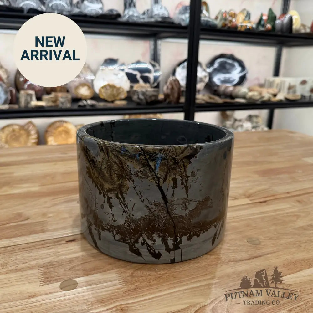 Chinese Painting Stone Large Bowl Bowl