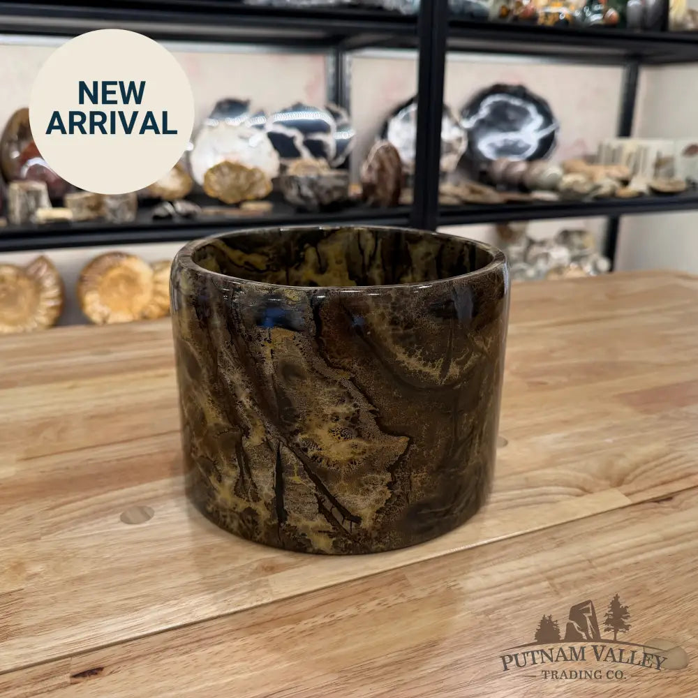 Chinese Painting Stone Large Bowl Bowl