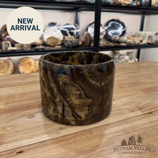 Chinese Painting Stone Large Bowl Bowl