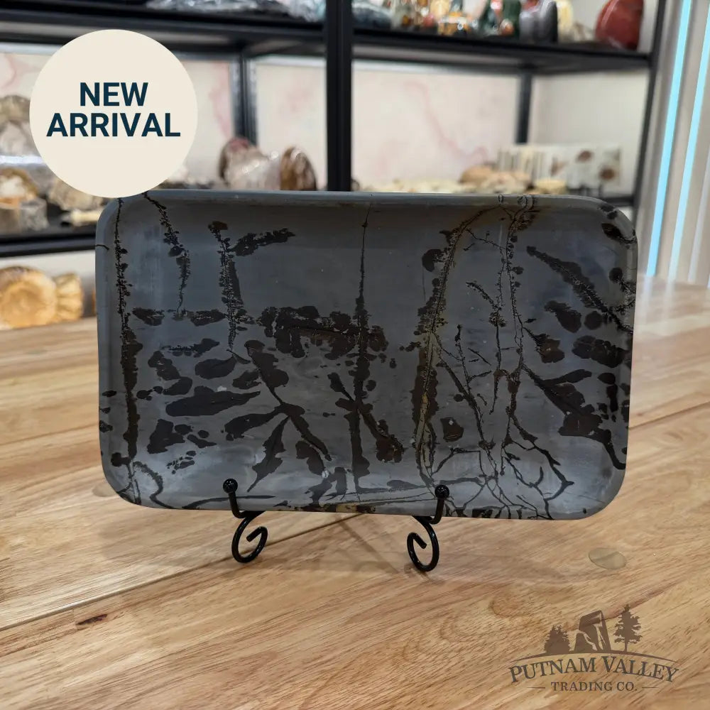 Chinese Painting Stone Rectangle Plate Plate