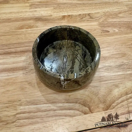 Chinese Painting Stone Small Bowl - Putnam Valley Trading Co.