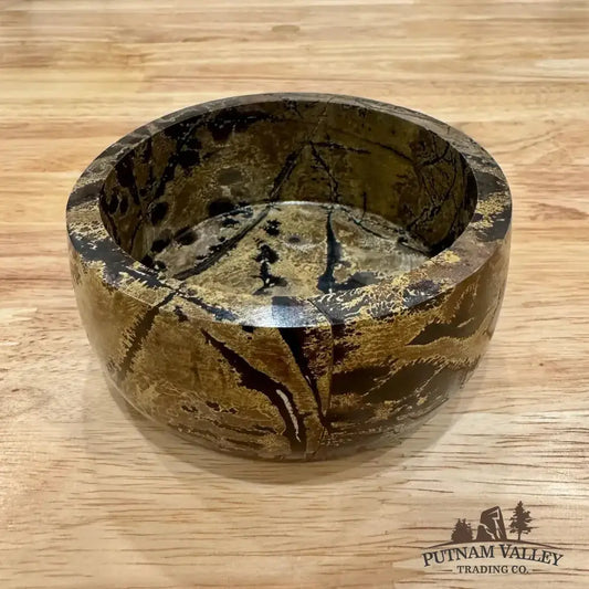 Chinese Painting Stone Small Bowl - Putnam Valley Trading Co.