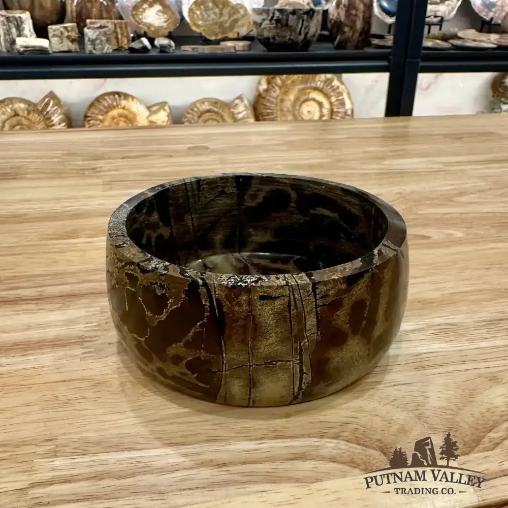 Chinese Painting Stone Small Bowl - Putnam Valley Trading Co.