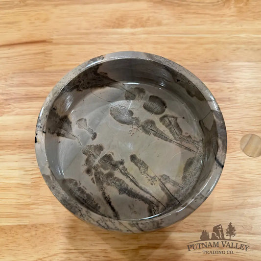 Chinese Painting Stone Small Bowl Bowl