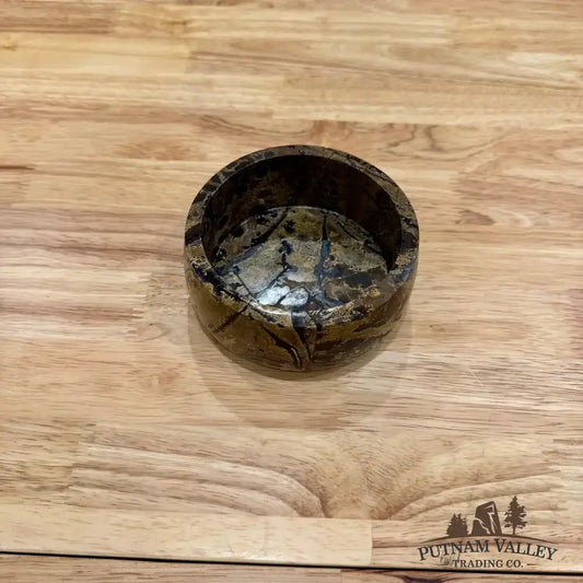 Chinese Painting Stone Small Bowl - Putnam Valley Trading Co.