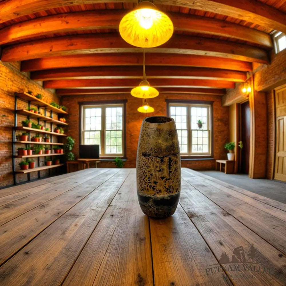 Chinese Painting Stone Torpedo Vase Vase