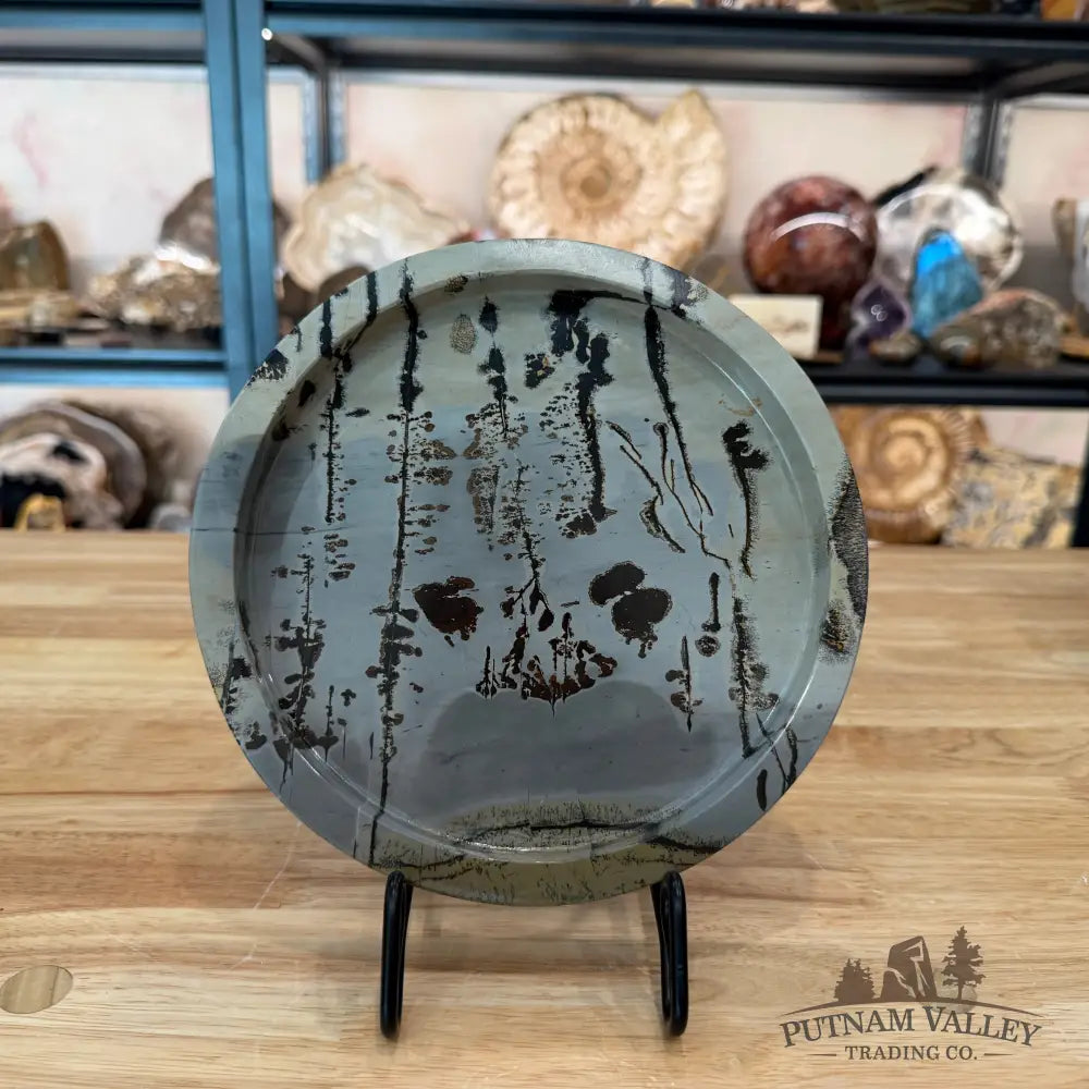 Chinese Picture Jasper Decorative Tray - Bowl